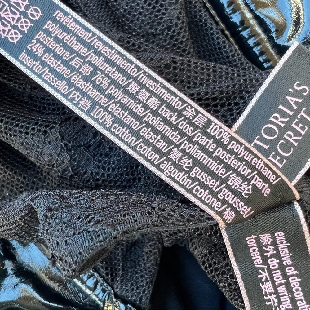 Victoria's Secret black corset with lace back 
women Size Large - Picture 7 of 7